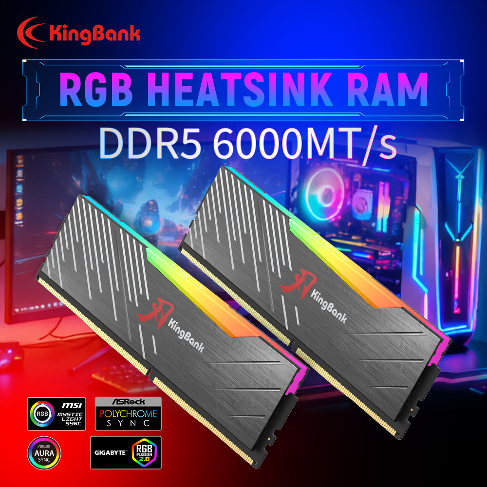 Ddr5 32Gb - Оперативная память KingBank KRRB DDR5 RGB