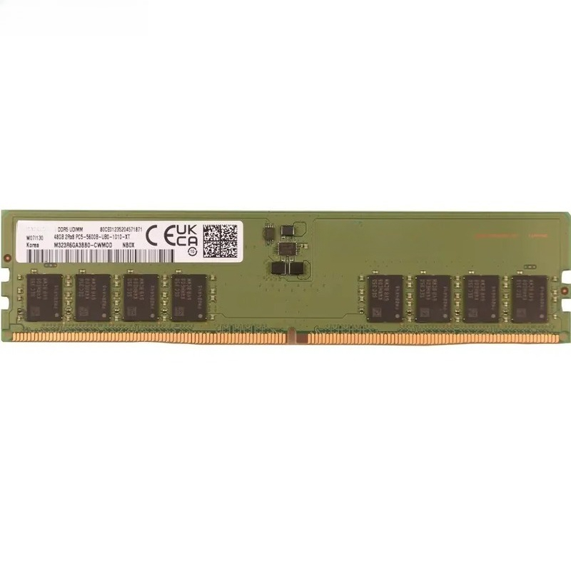 Ddr5 64Gb - Серверная память M323R6GB3BB0-CWM DDR5-5600 UDIMM, небуферизованная
