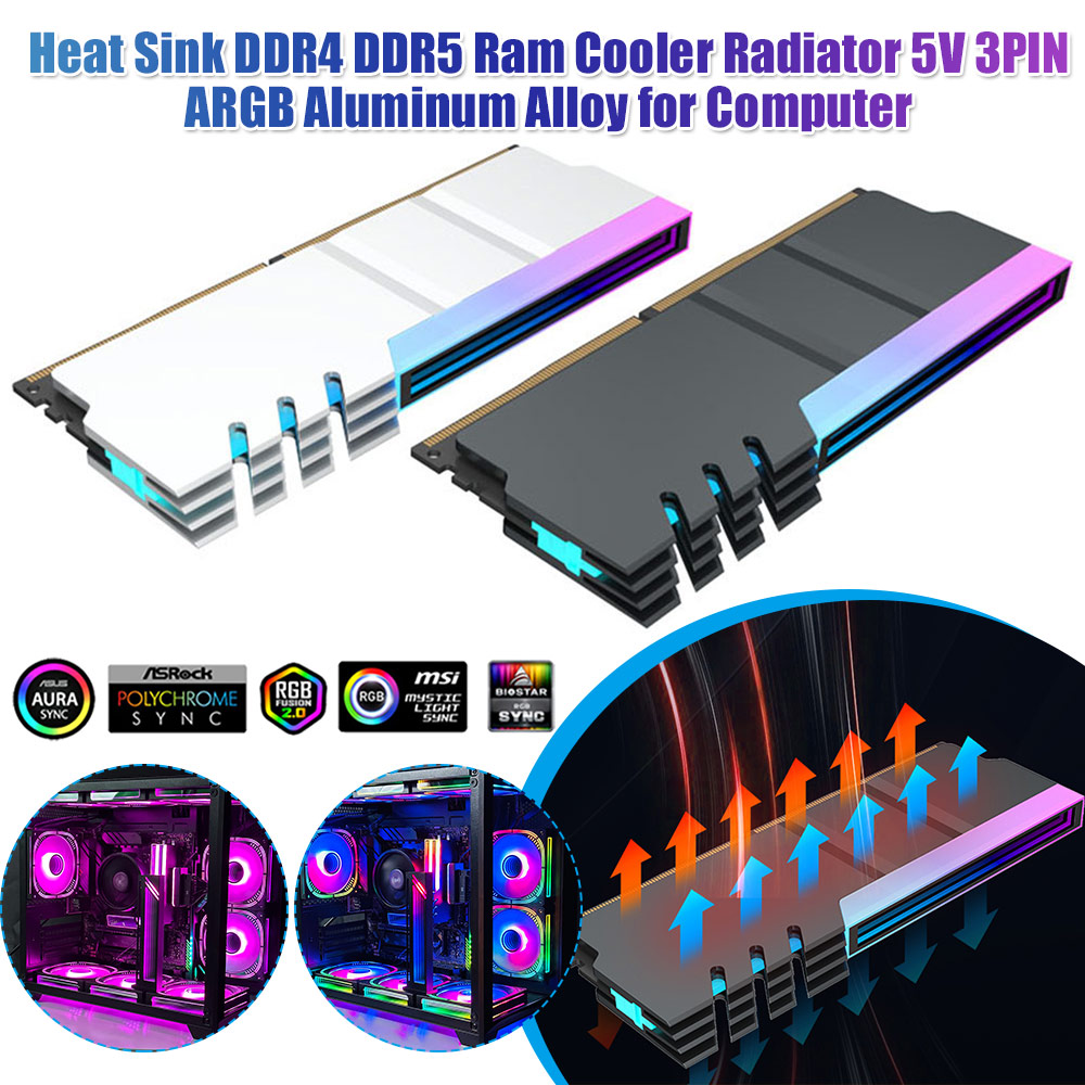 Ddr5 Rgb Ram - Радиатор-охладитель для модулей оперативной памяти ПК