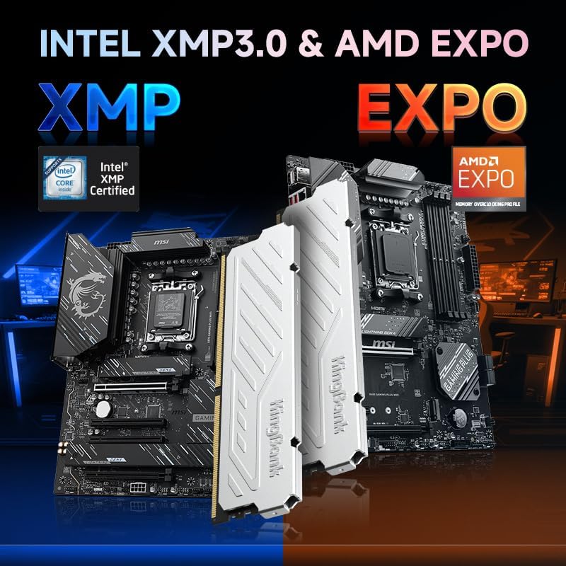 KingBank KJXS DDR5 RAM 8GB/16G – обзор и цена Ddr5 16Gb 6000Mhz