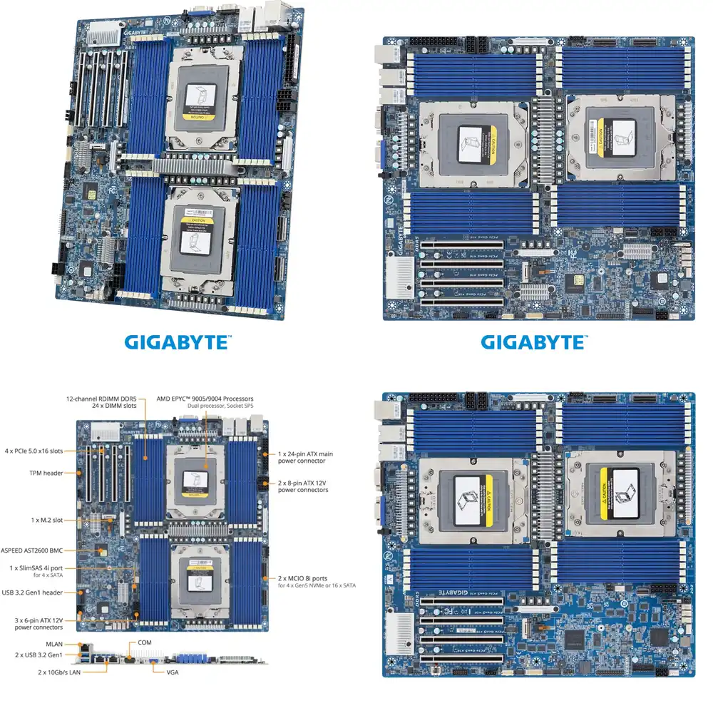 Материнская плата MZ73-LM2 для – обзор и цена Ddr5 Memory