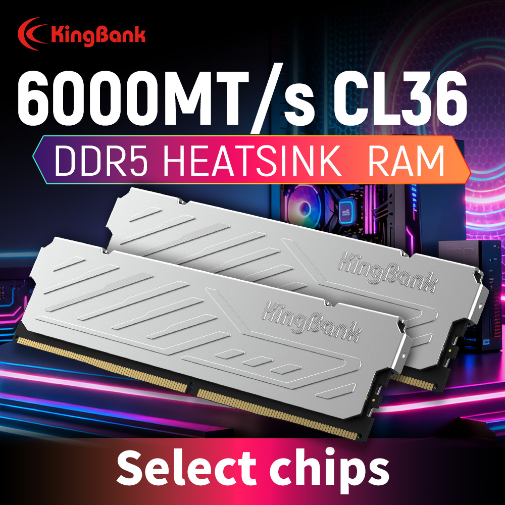 KingBank KJXS DDR5 RAM 16 ГБ / – обзор и цена Ddr5 16Gb 6000Mhz