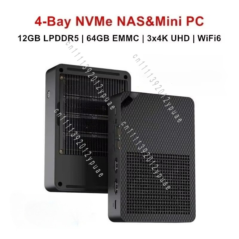 Мини-ПК NAS с 4 отсеками, WiFi – обзор и цена Ddr5 64Gb
