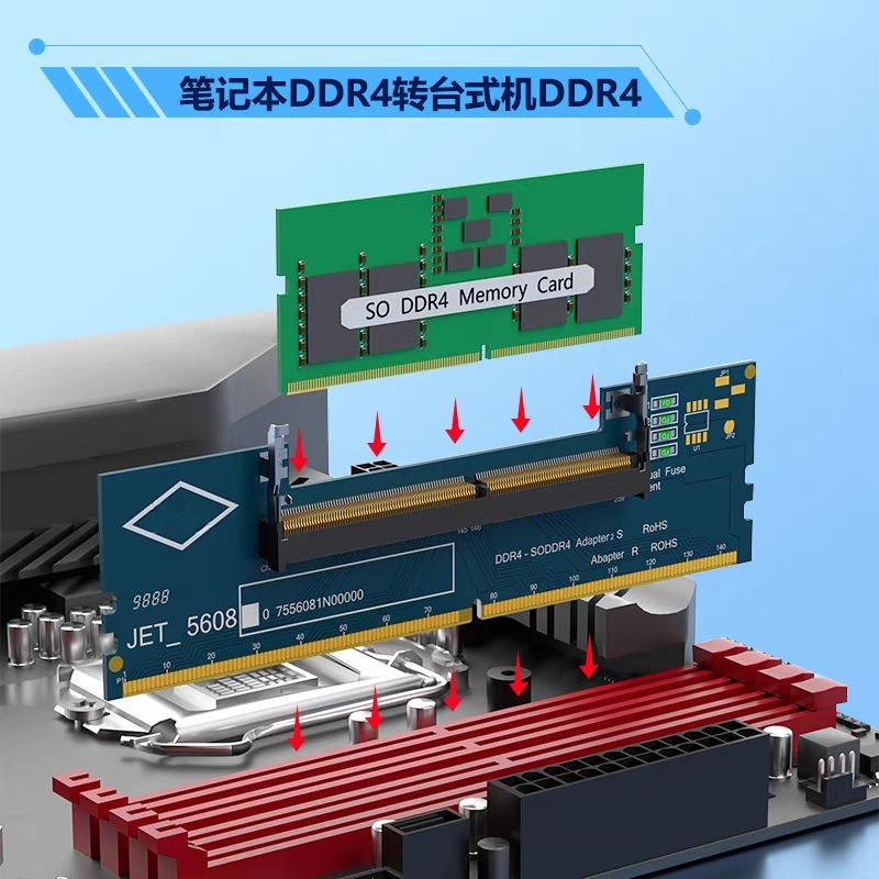 Адаптерная карта DDR3 DDR4 DDR – обзор и цена Ddr5 Laptop Ram