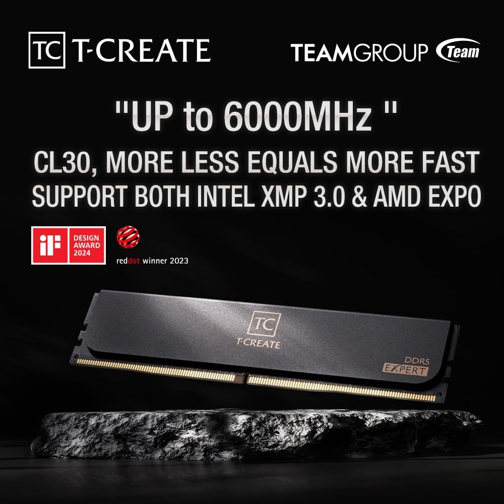 TEAMGROUP T-Create Expert CL30 – обзор и цена Ddr5 6000Mhz