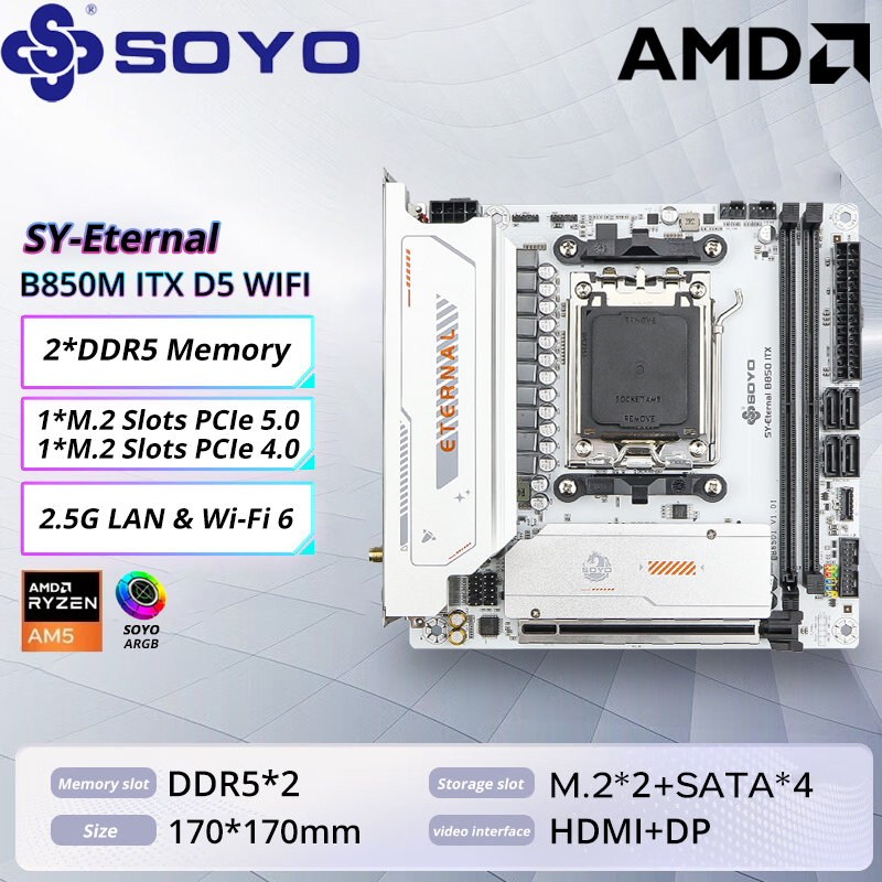 SOYO B850M ARGB Материнская пл – обзор и цена Ddr5 Rgb Ram