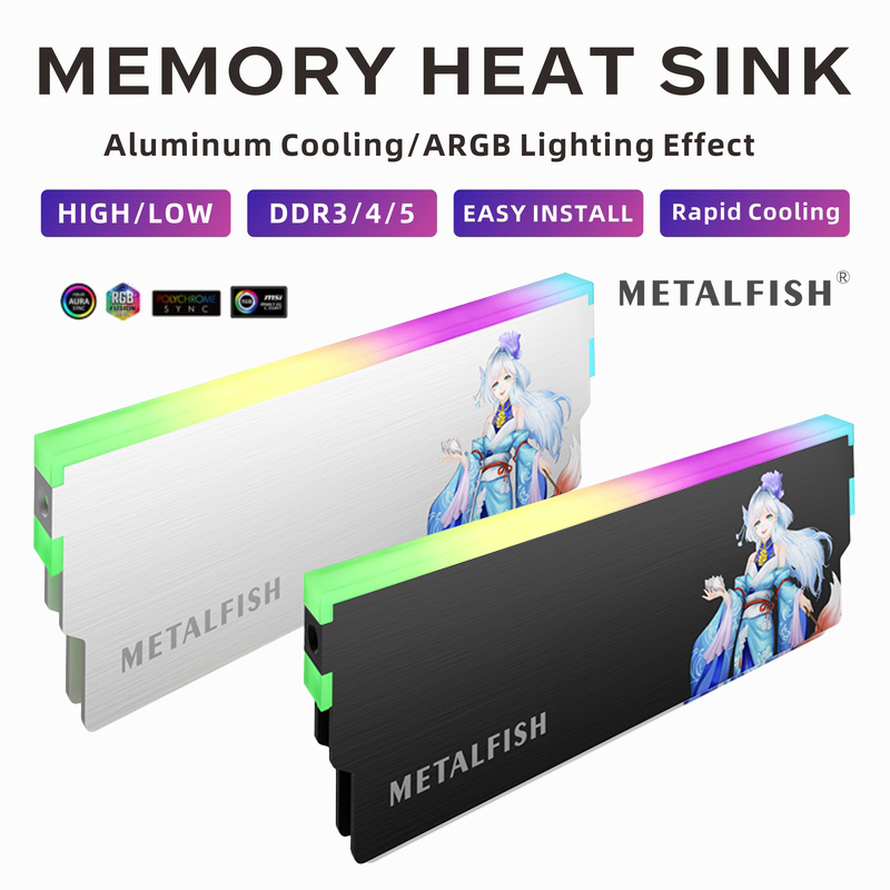 Радиатор METALFISH DRAM 5 В-3P – обзор и цена Ddr5 Memory